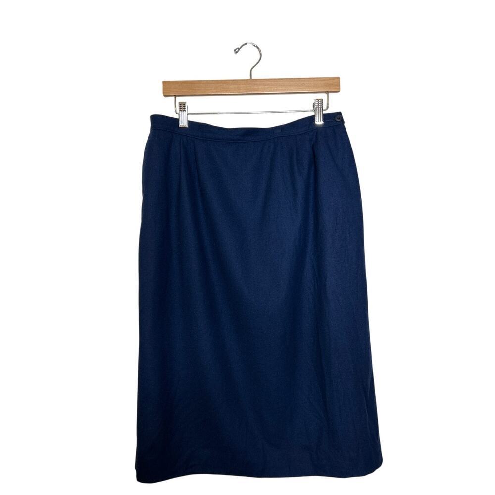 Vintage‎ Pendleton Women's 100% Pure Virgin Wool Pencil Skirt Sz 14 USA